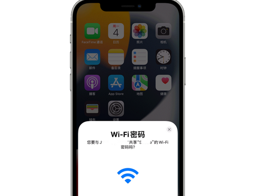 隆广镇苹果15维修店分享iPhone15如何共享Wi-Fi密码 