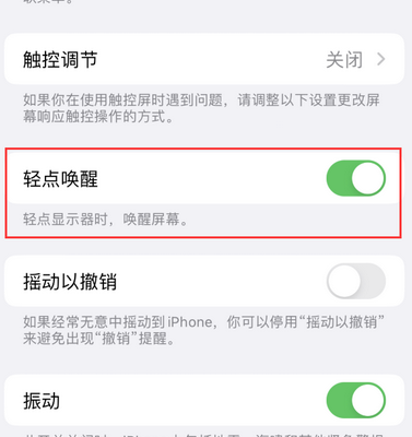 隆广镇苹果售后服务分享iPhone轻点唤醒功能屏幕无反应