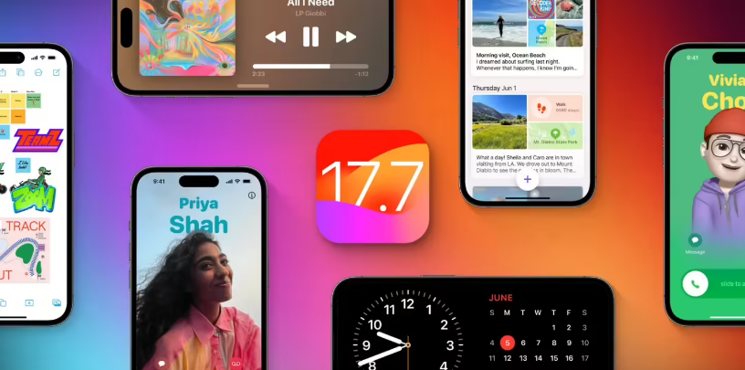 隆广镇苹果手机维修分享苹果 iOS / iPadOS 17.7.1 正式版推送 