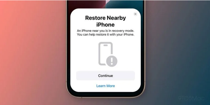 隆广镇苹果手机维修分享iOS 18无线恢复功能可用另一部iPhone恢复变砖的iPhone 16 